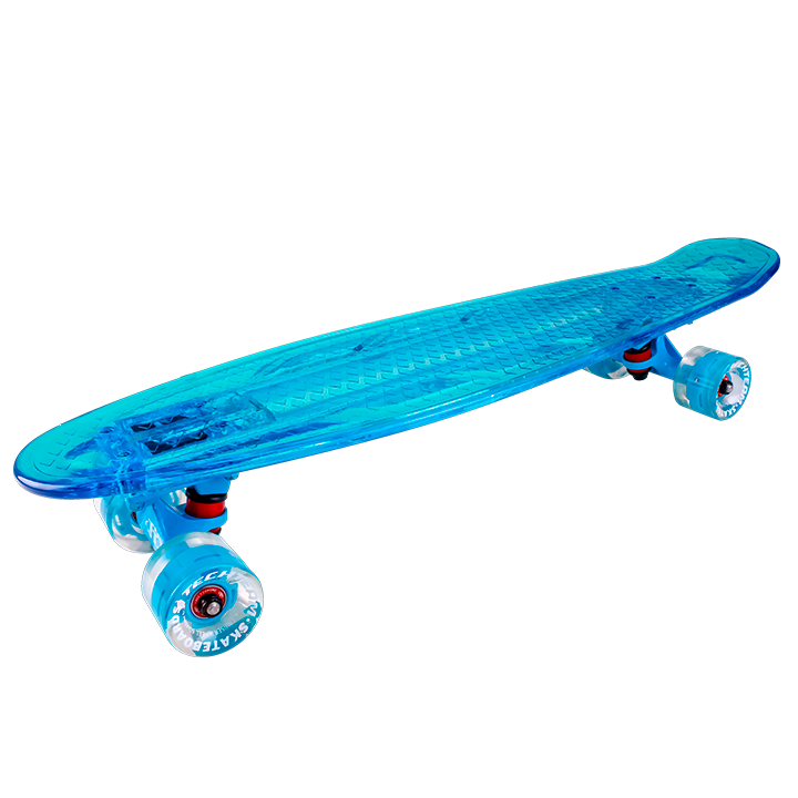 Скейтборд TechTeam пластиковый Transparent 27 light blue TLS-403L Скейтборд TechTeam пластиковый Transparent 27 light blue TLS-403L по низким ценам в Томске и Северске