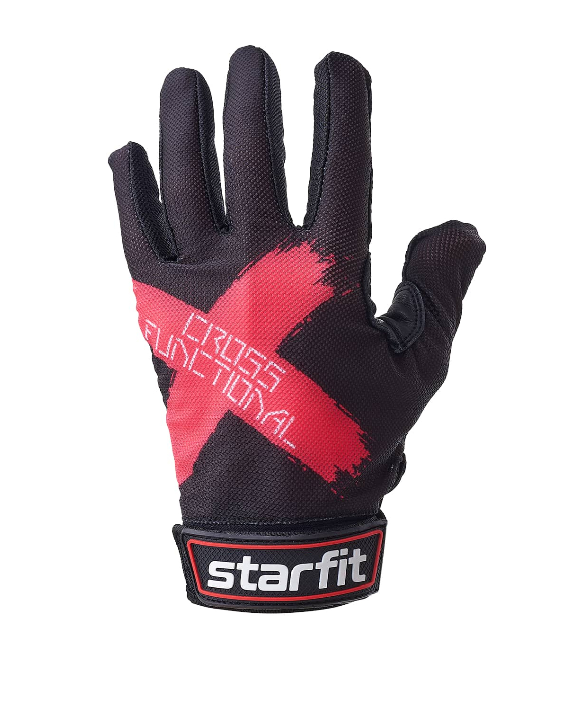  Перчатки StarFit WG-104 с пальцами черный/красный по низким ценам в Томске и Северске