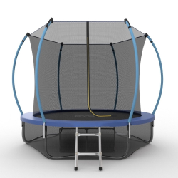 EVO JUMP Internal 10ft (Blue) + Lower net. Батут с внутренней сеткой и лестницей, диаметр 10ft (синий) + нижняя сеть EVO JUMP Internal 10ft (Blue) + Lower net. Батут с внутренней сеткой и лестницей, диаметр 10ft (синий) + нижняя сеть