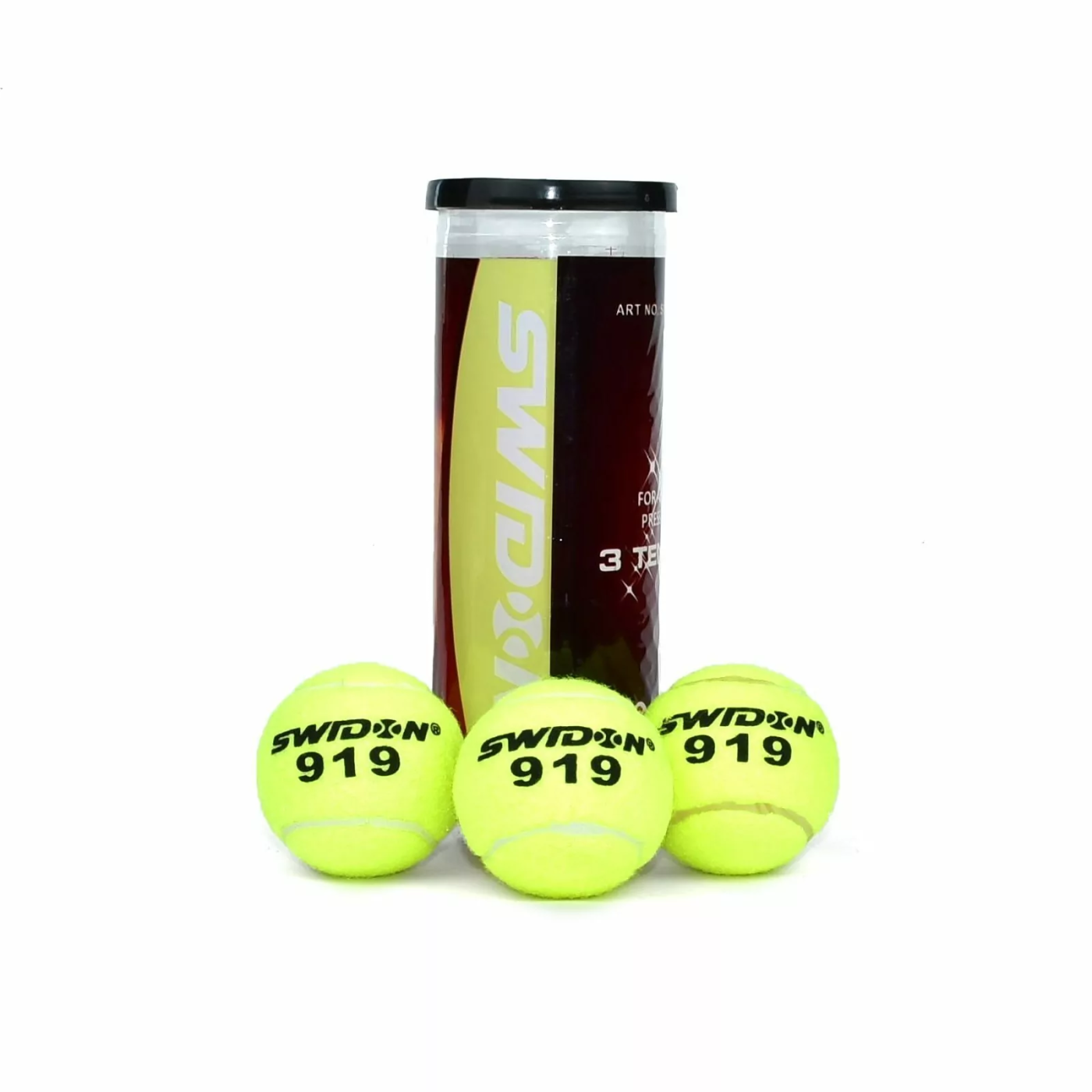 Фото Мяч для тенниса Swidon 919 (3 штуки в тубе) 919 со склада магазина СпортСЕ