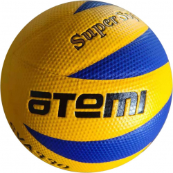Мяч волейбольный Atemi Premier синт. кожа PU Soft ламинир желт/синий