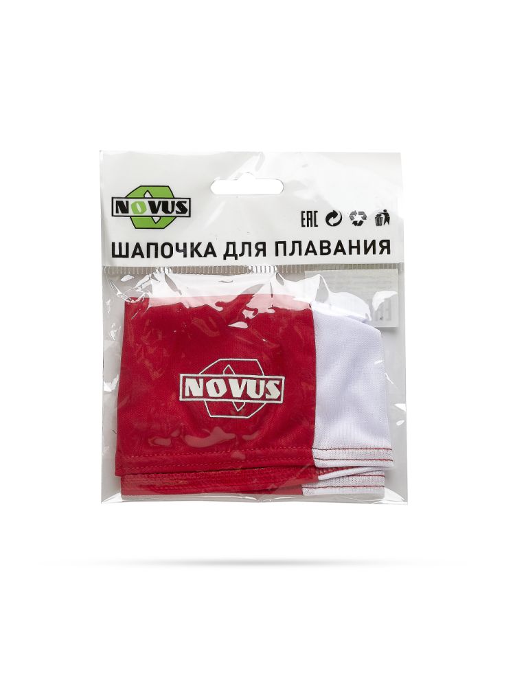 Шапочка для плавания Novus NPC-41 полиэстер красн/белый Шапочка для плавания Novus NPC-41 полиэстер красн/белый по низким ценам в Томске и Северске