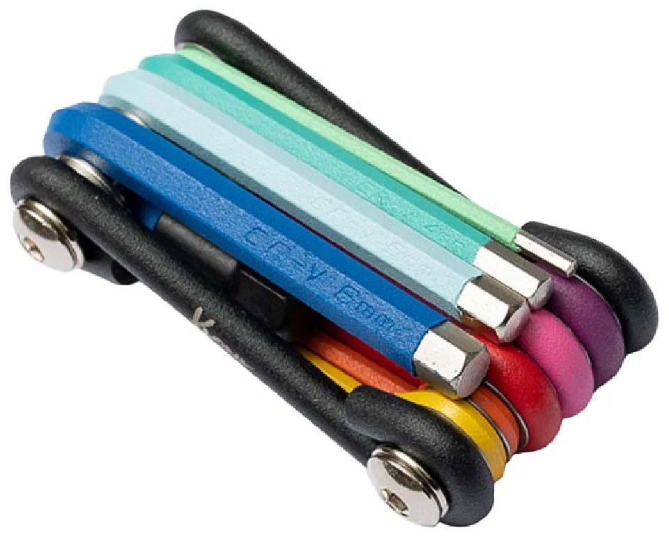 Фото Ключ многофункциональный Klonk Rainbow мультитул 10 в 1 (2/2.5/3/4/5/6/8 mm/PH2/Flat/T25) 10523 со склада магазина СпортСЕ