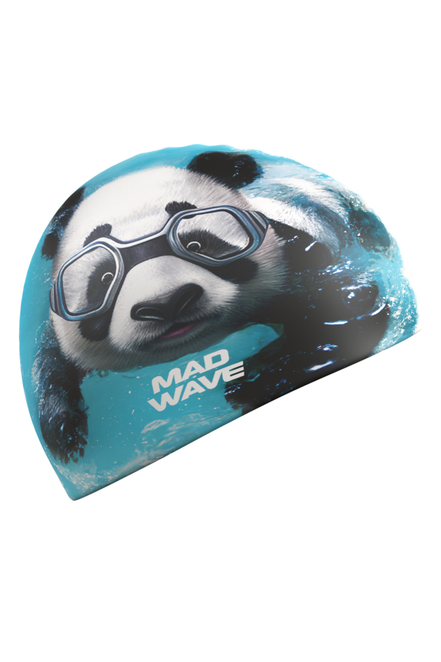 Шапочка для плавания Mad Wave Panda HQ силиконовая azure Шапочка для плавания Mad Wave Panda HQ силиконовая azure по низким ценам в Томске и Северске