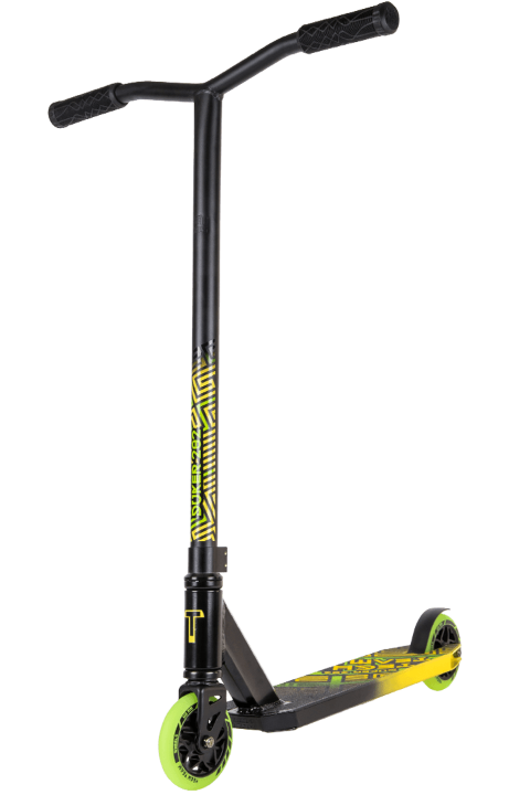  Самокат TechTeam Duker 202 (2022) трюковой black/yellow по низким ценам в Томске и Северске