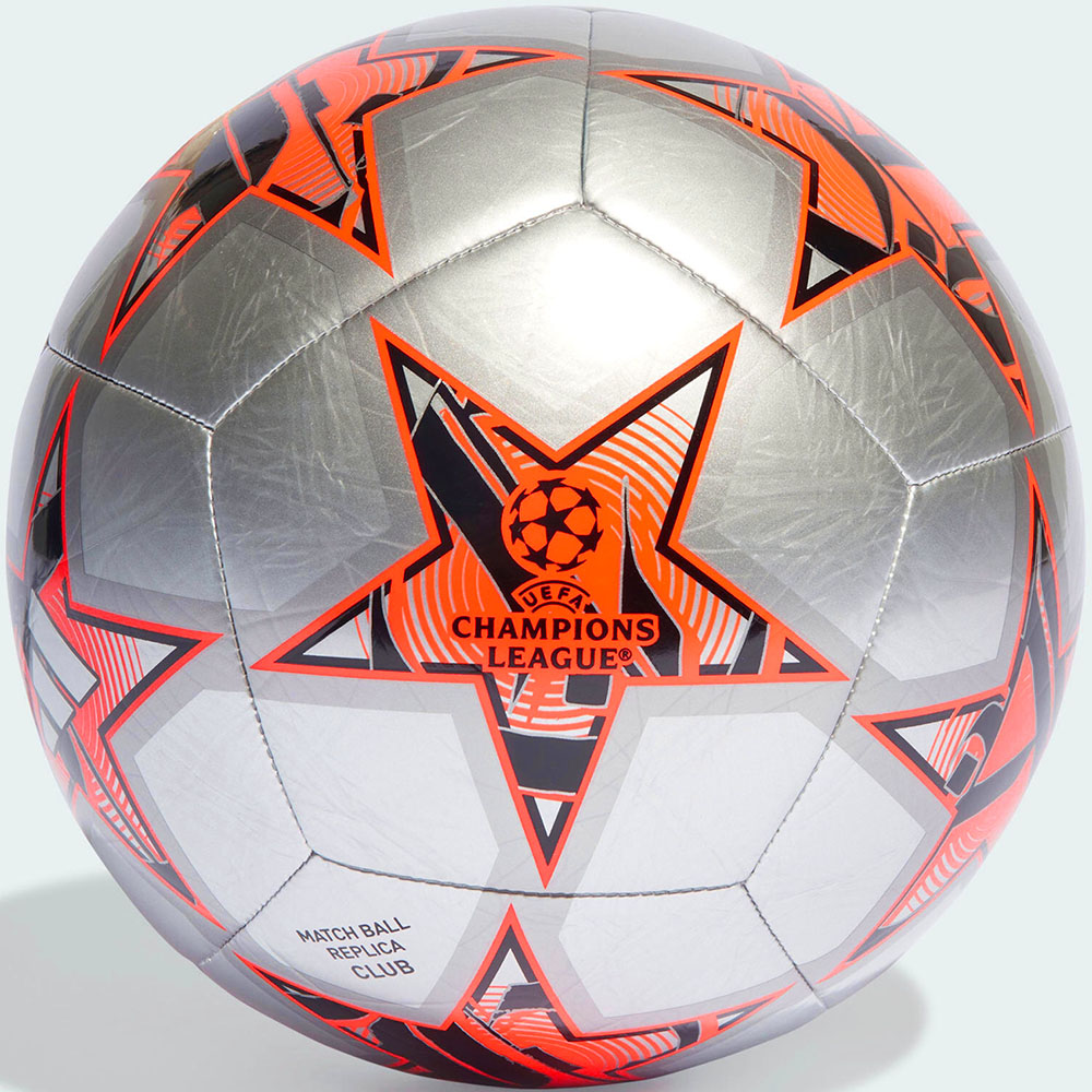 Мяч футбольный Adidas UCL Club IA0950, р.5, ТПУ, 12 пан., маш.сш., серебристо-оранжевый Мяч футбольный Adidas UCL Club IA0950, р.5, ТПУ, 12 пан., маш.сш., серебристо-оранжевый по низким ценам в Томске и Северске