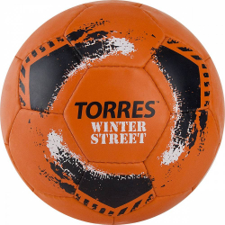 Мяч футбольный Torres Winter Street №5 32 п. оранж-чер F020285