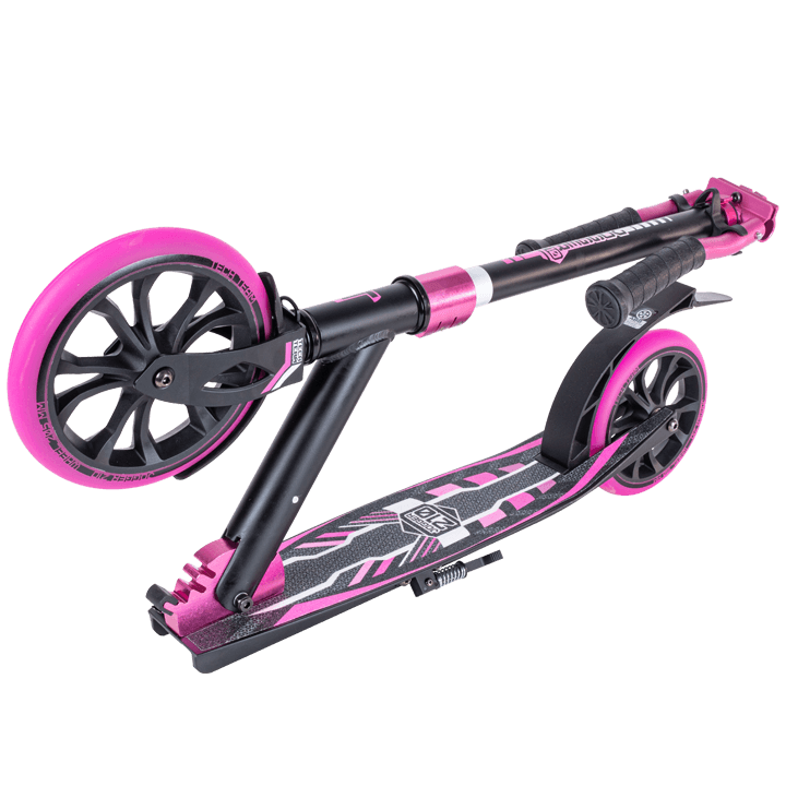  Самокат TechTeam Jogger 210 (2022) black/pink по низким ценам в Томске и Северске