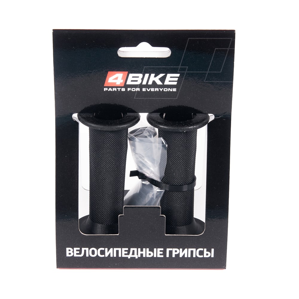  Грипсы 4BIKE  90мм с закр.торцом детские по низким ценам в Томске и Северске