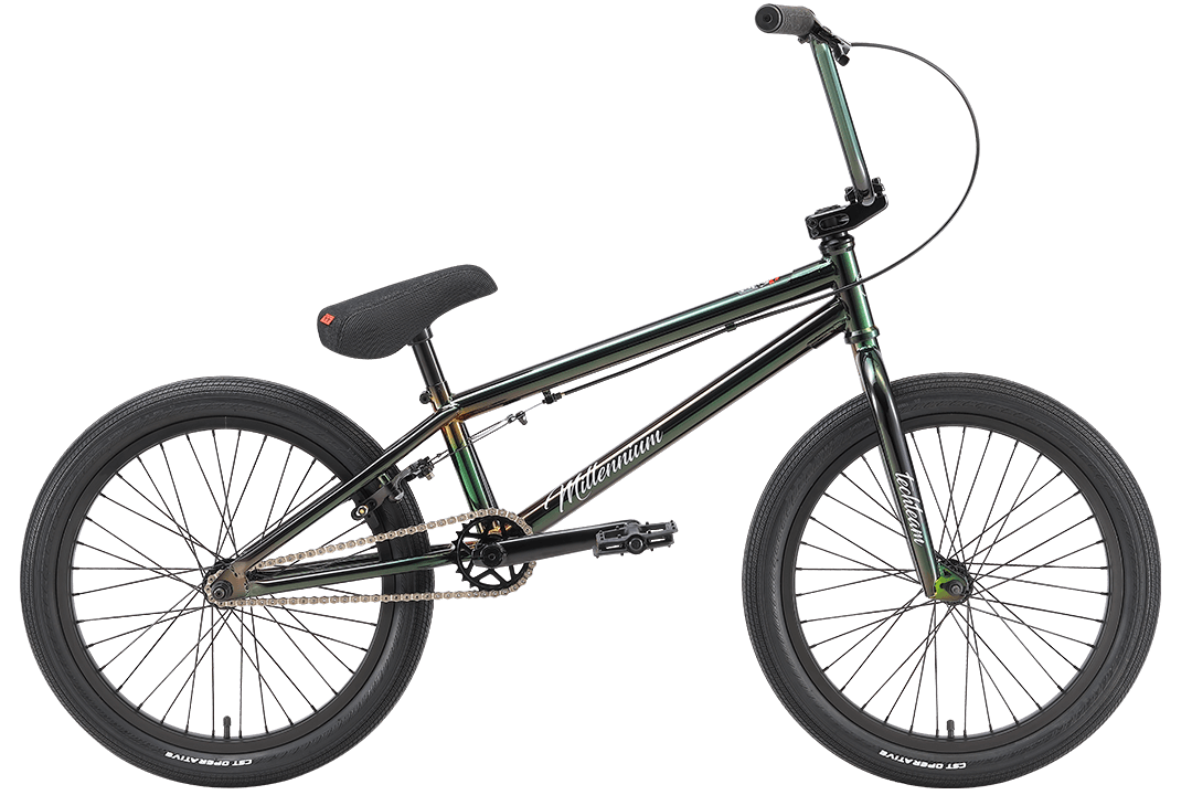 Велосипед BMX TechTeam Millennium 20" (2022) темно-зеленый по низким ценам в Томске и Северске