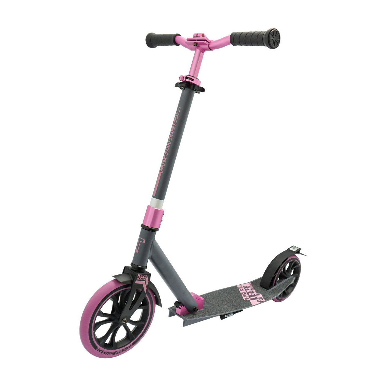 Самокат TechTeam Jogger 230 black/pink Самокат TechTeam Jogger 230 black/pink по низким ценам в Томске и Северске