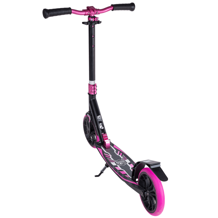  Самокат TechTeam Jogger 210 (2022) black/pink по низким ценам в Томске и Северске