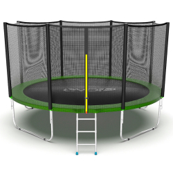 EVO JUMP External 12ft (Green) Батут с внешней сеткой и лестницей, диаметр 12ft (зеленый) EVO JUMP External 12ft (Green) Батут с внешней сеткой и лестницей, диаметр 12ft (зеленый)