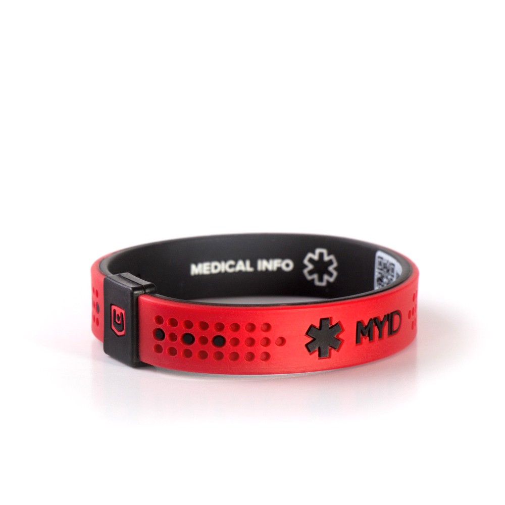 Браслет LifeStrength Ender Myid Sport SM красн/черный Браслет LifeStrength Ender Myid Sport SM красн/черный по низким ценам в Томске и Северске