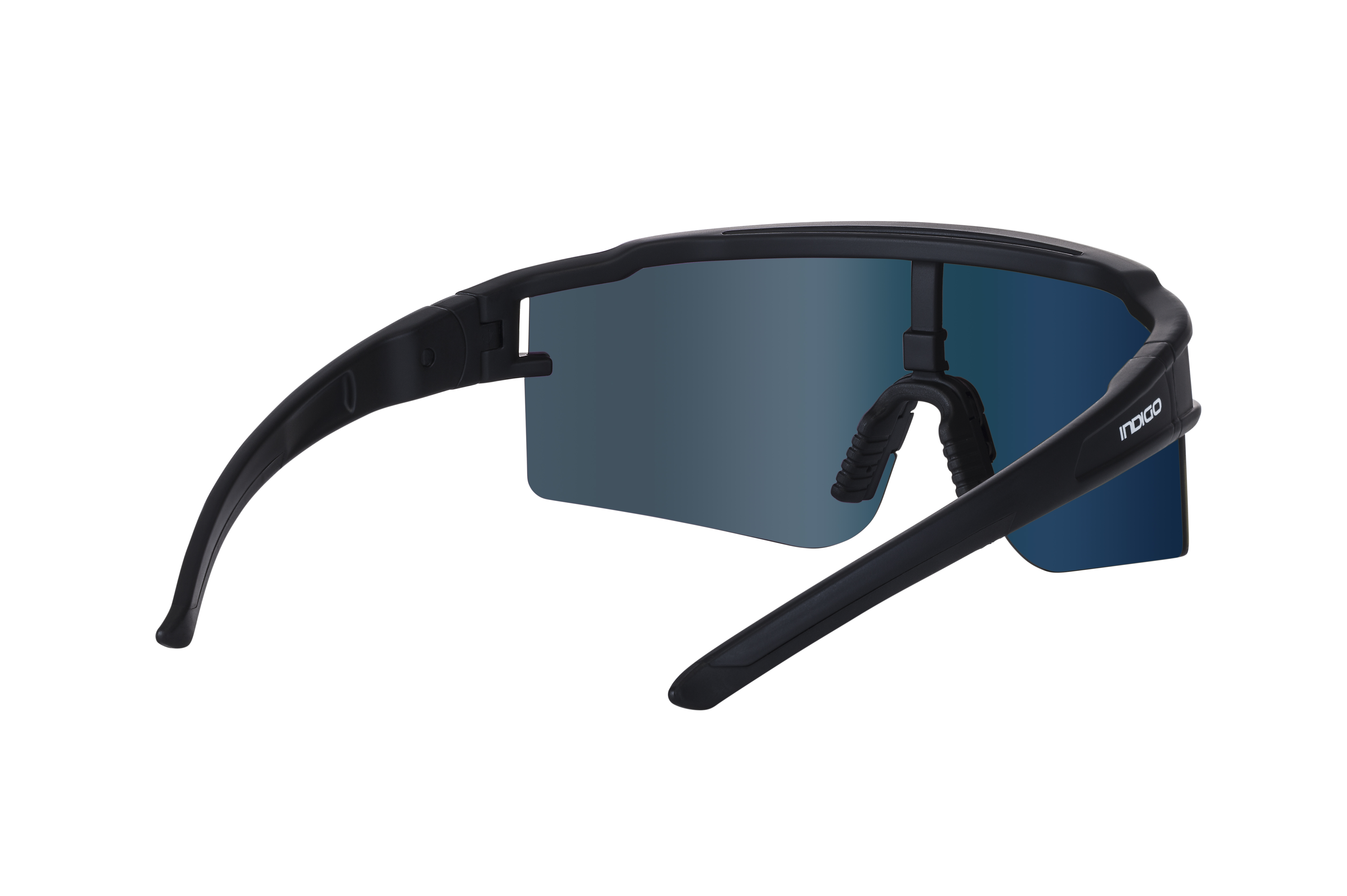  Очки велосипедные Indigo Sun с поляризационными линзами, черно-оранжевый по низким ценам в Томске и Северске