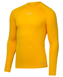 Джемпер компрессионный утепленный JOGEL CAMP PerFormDRY Baselayer Top Warm, желтый