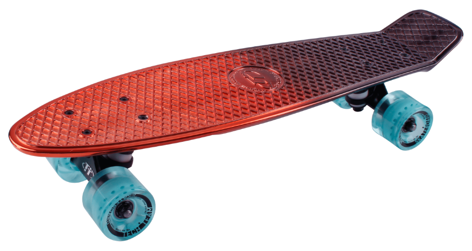 Скейтборд TechTeam пластиковый Metallic 22 red Скейтборд TechTeam пластиковый Metallic 22 red по низким ценам в Томске и Северске