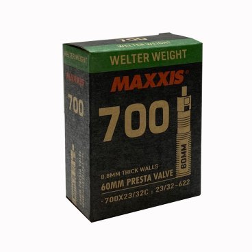 Камера 700 * 23/32C Maxxis Welter Weight (23/32-622) 0.8 LFVSEP60 Камера 700 * 23/32C Maxxis Welter Weight (23/32-622) 0.8 LFVSEP60 по низким ценам в Томске и Северске