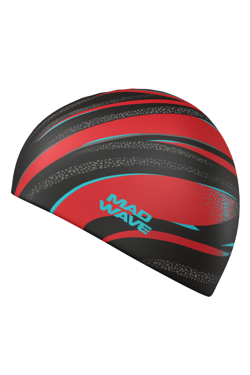 Шапочка для плавания Mad Wave Wave силиконовая black Шапочка для плавания Mad Wave Wave силиконовая black по низким ценам в Томске и Северске