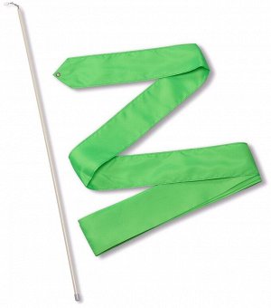  Лента для художественной гимнастики с палочкой 6 м 56 см салатовый по низким ценам в Томске и Северске