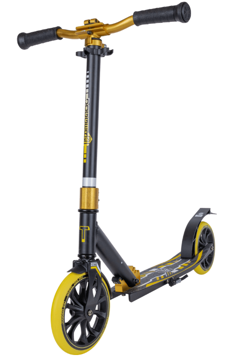  Самокат TechTeam Jogger 210 (2022) черно-желтый по низким ценам в Томске и Северске