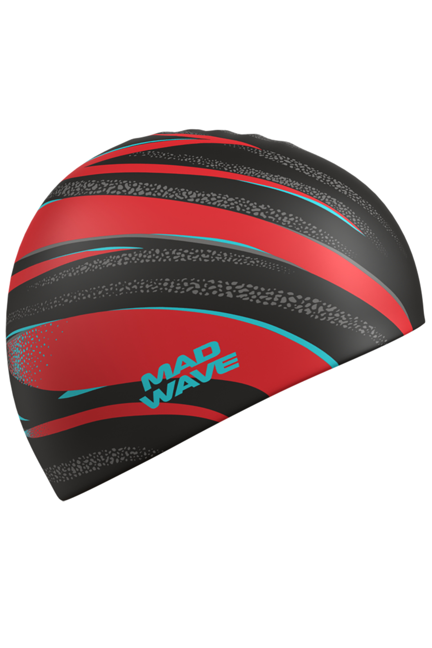 Шапочка для плавания Mad Wave Wave силиконовая black Шапочка для плавания Mad Wave Wave силиконовая black по низким ценам в Томске и Северске