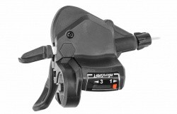 Шифтер/манетка левый Microshift TS39-3L 3-х скор. с тросом 1800мм