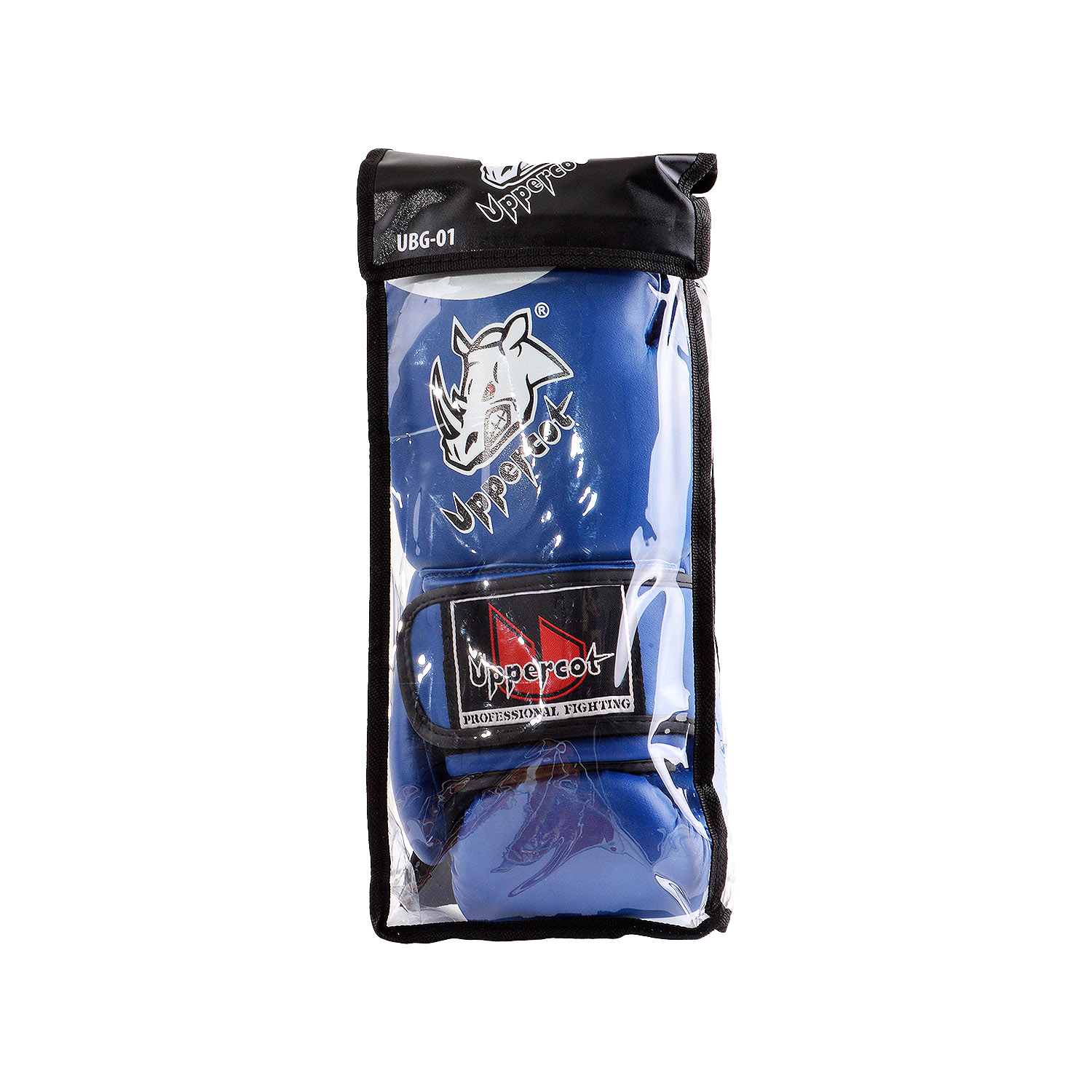  Перчатки боксерские Uppercot UBG-01 DX синий по низким ценам в Томске и Северске