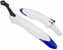 Крылья 24"-26" FD-34-1F/R пластик. бело-синие 610164