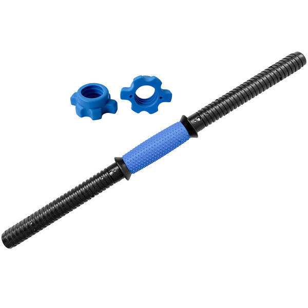  Гриф гантельный d 25 мм B35320 с гайками пластиковый 49см по низким ценам в Томске и Северске