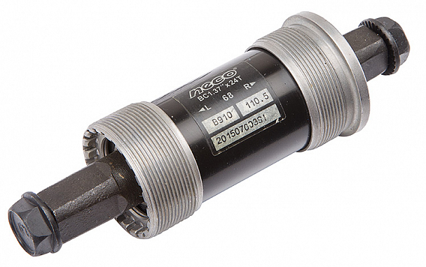  Картридж каретки Neco B910 68х110.5мм 1.37"х24tpi ось под квадрат,стальной по низким ценам в Томске и Северске