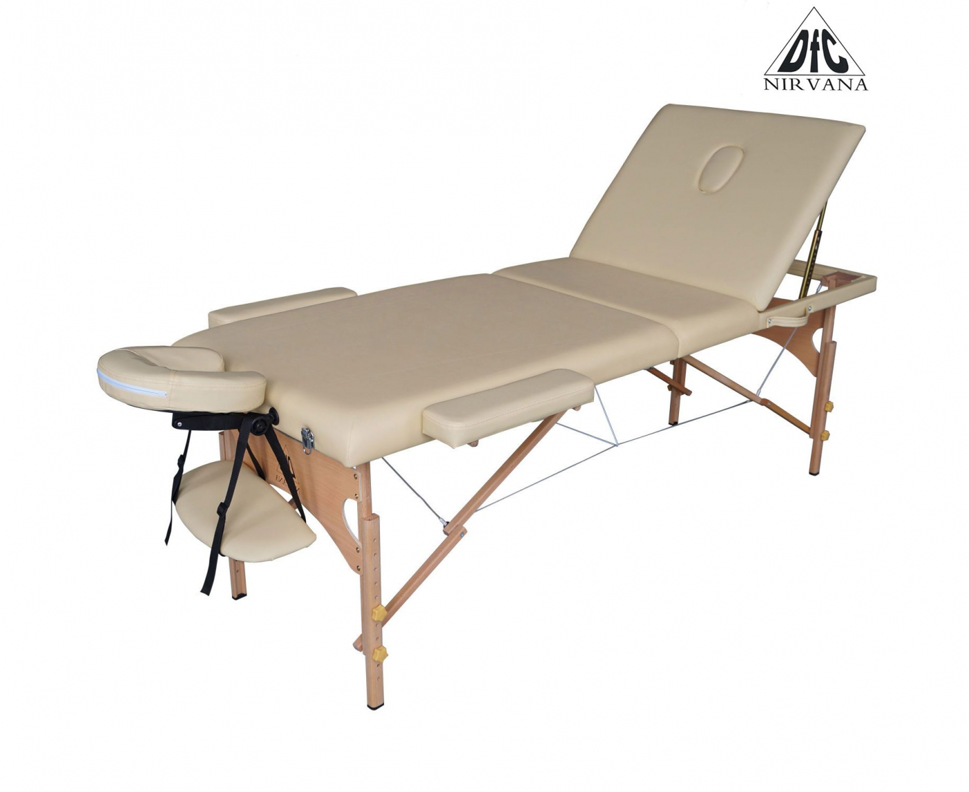  Массажный стол DFC NIRVANA, Relax Pro , дерев. ножки, цвет бежевый (Beige) TS3021_B2 по низким ценам в Томске и Северске