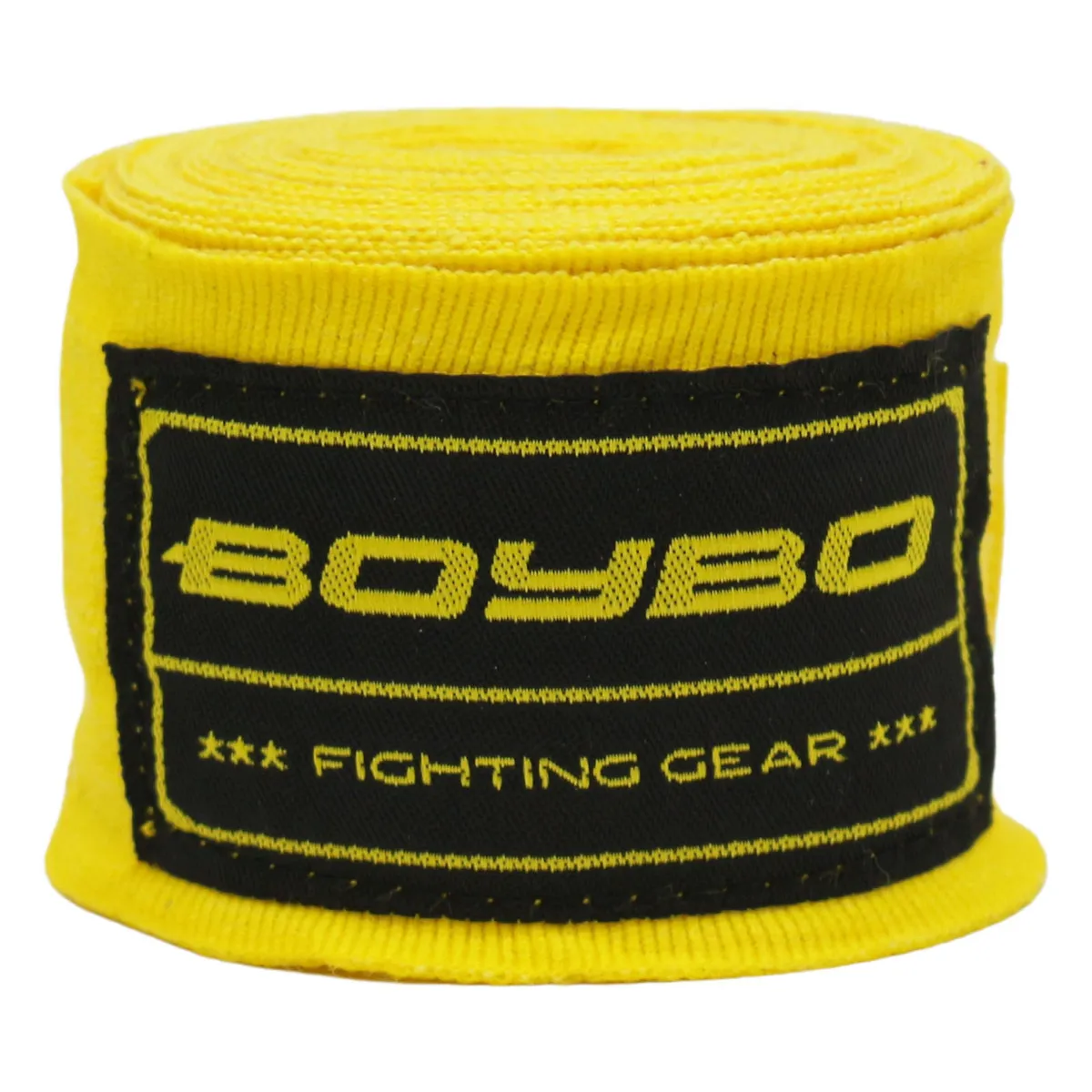 Фото Бинт боксерский 4.5 м х/б/эластан BoyBo желтый BB2002-50 со склада магазина СпортСЕ