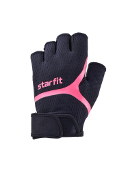 Перчатки StarFit WG-103 черный/малиновый УТ-00020811