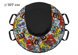 Тюбинг-ватрушка Тяни-Толкай 107см оксфорд ROBOT Comfort (С камерой)