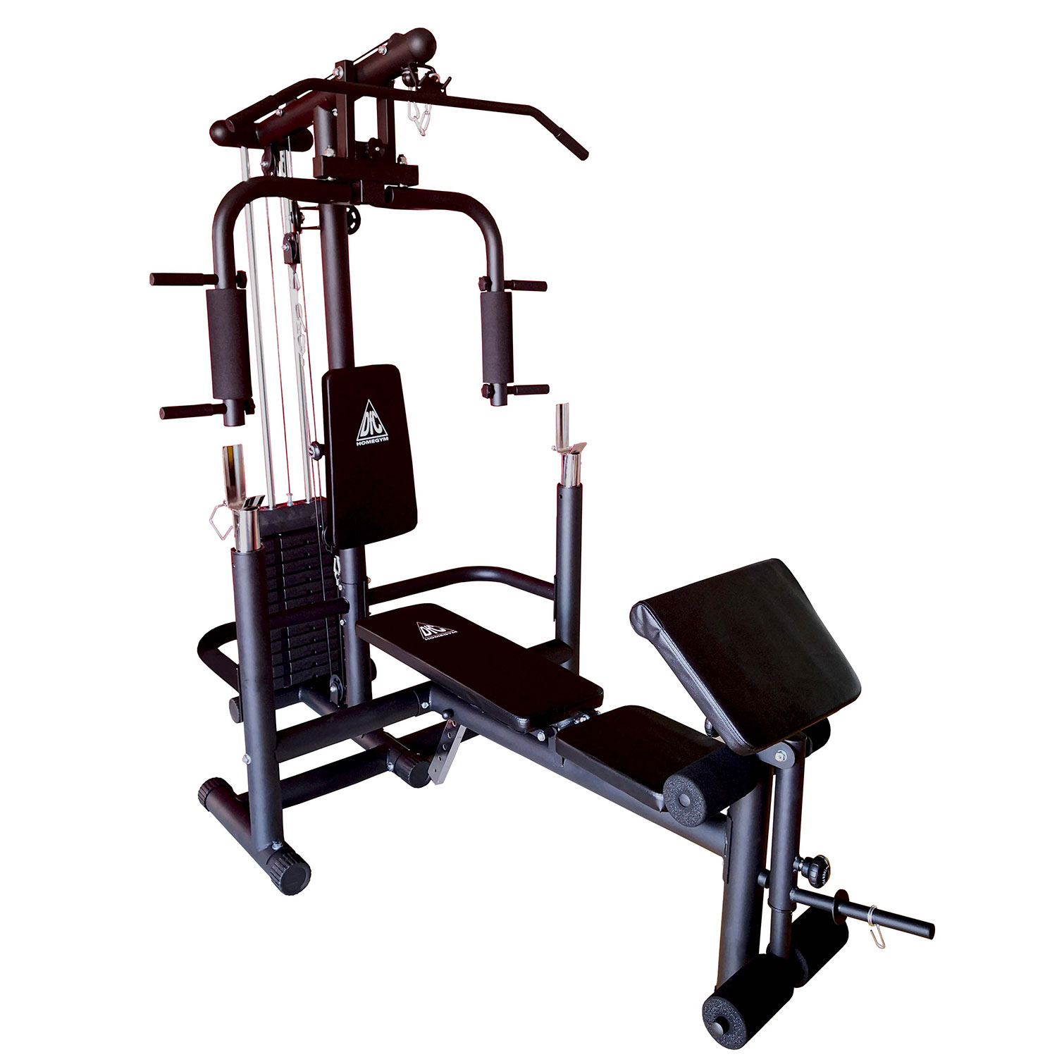  Силовой комплекс со скамьей DFC Homegym (три короба + два груза) D854 по низким ценам в Томске и Северске