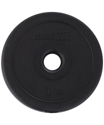 Диск d 26 BaseFit/StarFit BB-203 черный пластиковый 1кг