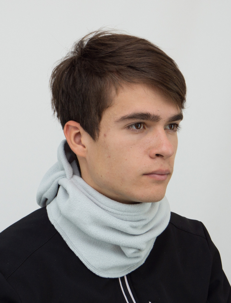  Маска ветрозащитная (шлем) флис XL серый по низким ценам в Томске и Северске