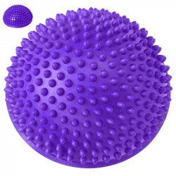 Полусфера d-16 см C33513-2 массажная круглая надувная ПВХ фиолетовая 10017567