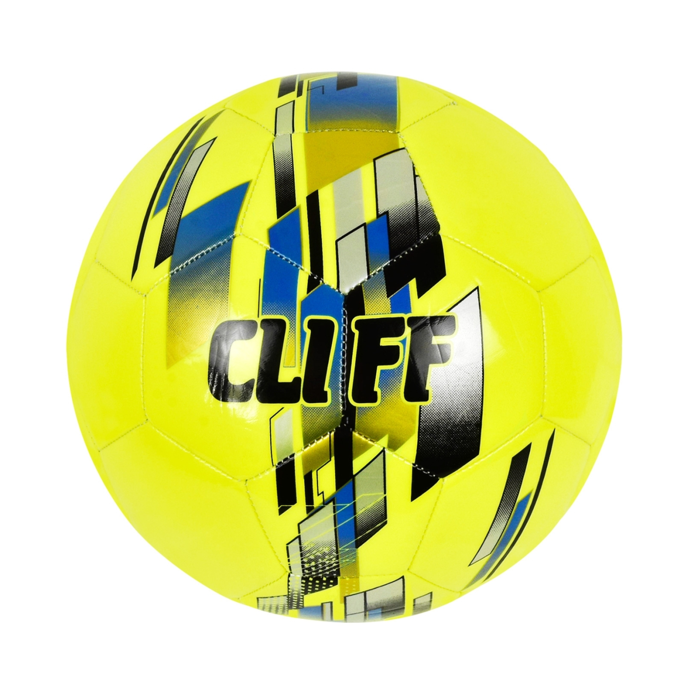  Мяч футбольный Cliff CF-3263 №4 с отскоком PU желтый по низким ценам в Томске и Северске