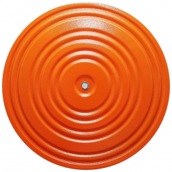 Диск здоровья MR-D-06 28 см метал. оранж/черный