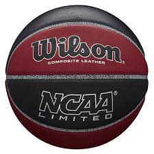 Мяч баскетбольный Wilson NCAA Limited №7 композит бордово-черный WTB06589XB07 Мяч баскетбольный Wilson NCAA Limited №7 композит бордово-черный WTB06589XB07
