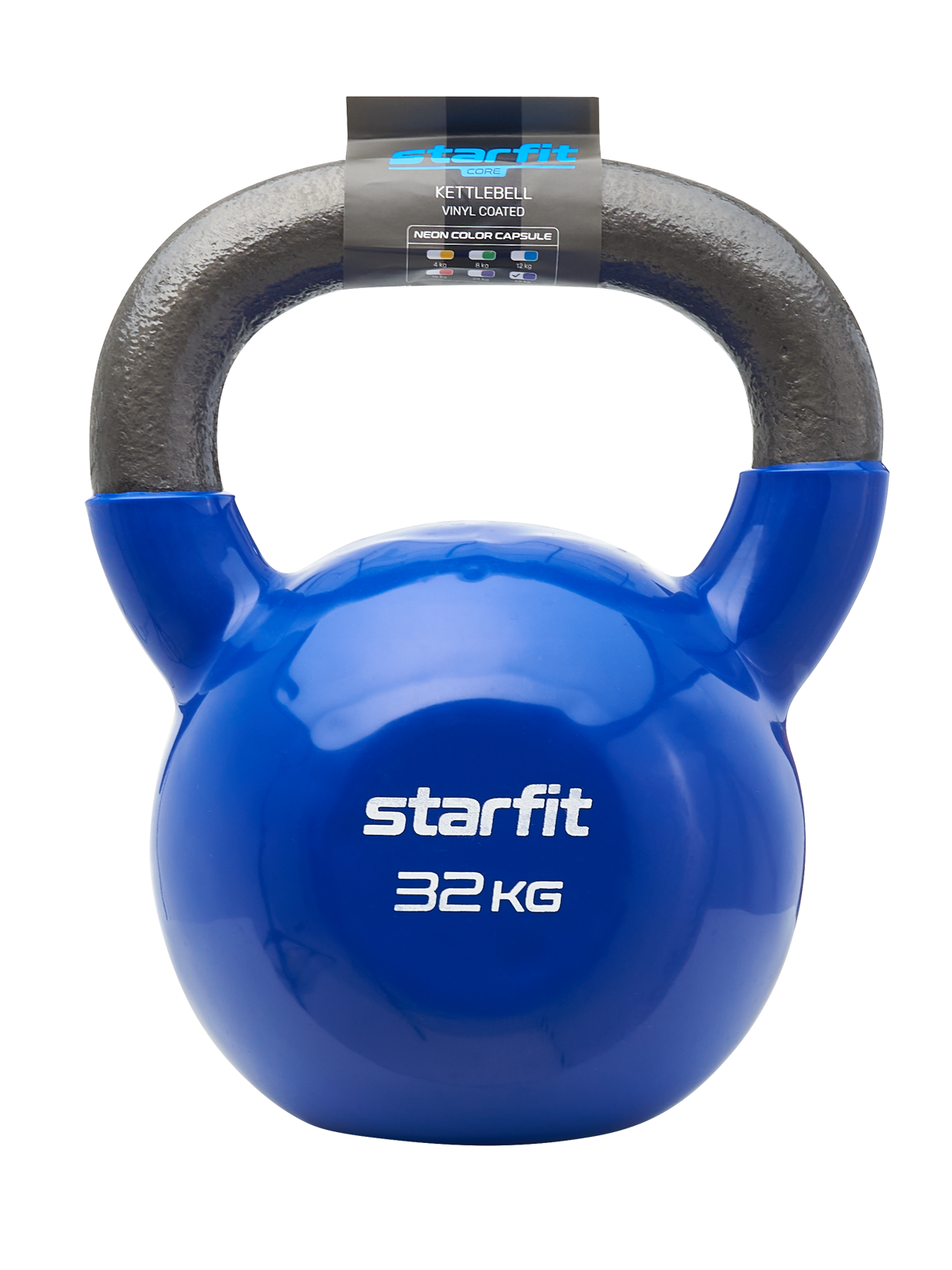  Гиря виниловая 32 кг StarFit DB-401 темно-синий УТ-00018841 по низким ценам в Томске и Северске