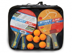 Набор для настольного тенниса Start Line Level 200(4 р-ки,6 мячей Club Select) 61-453-1