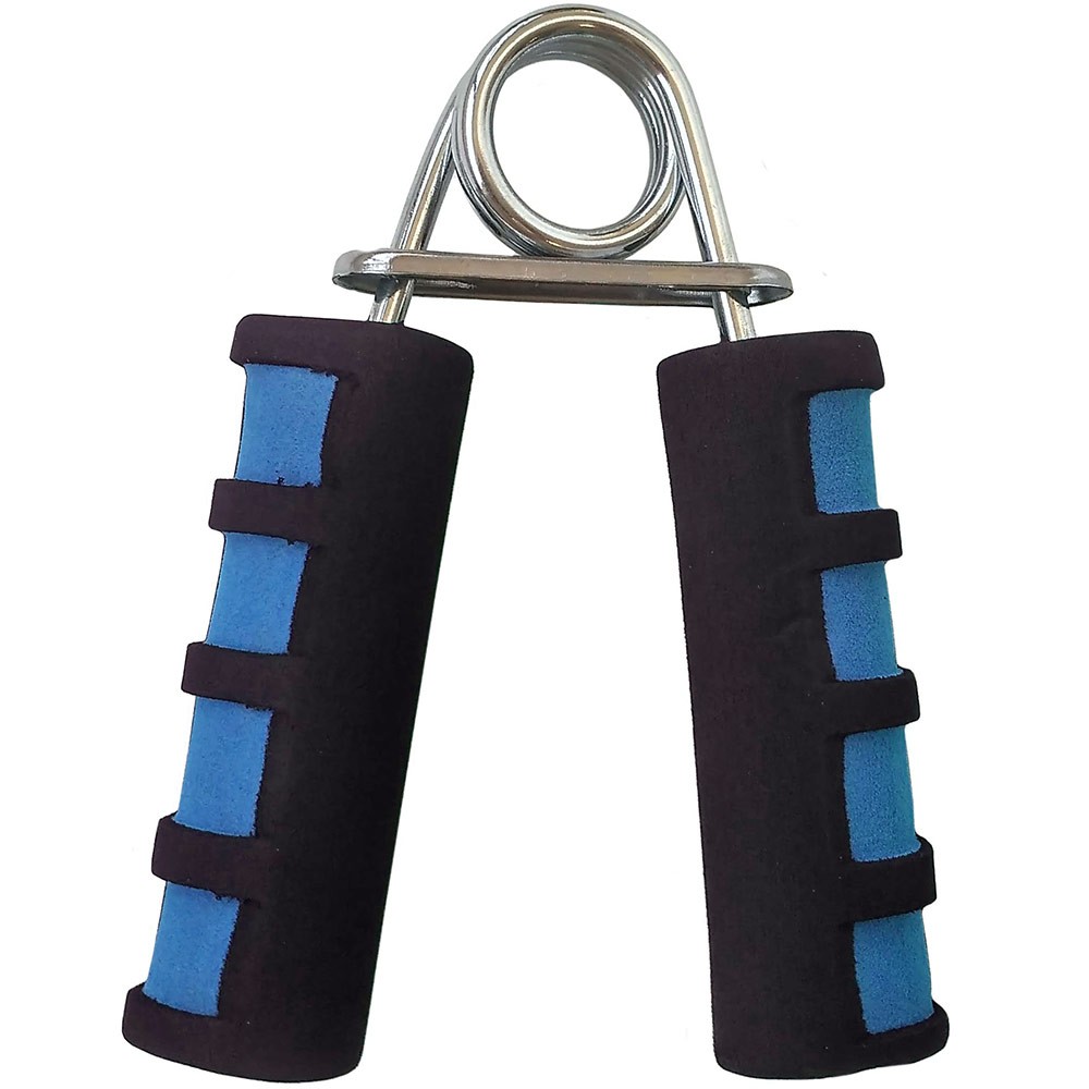  Эспандер кистевой B23636-1 хромированный металл, ручки неопрен синие по низким ценам в Томске и Северске