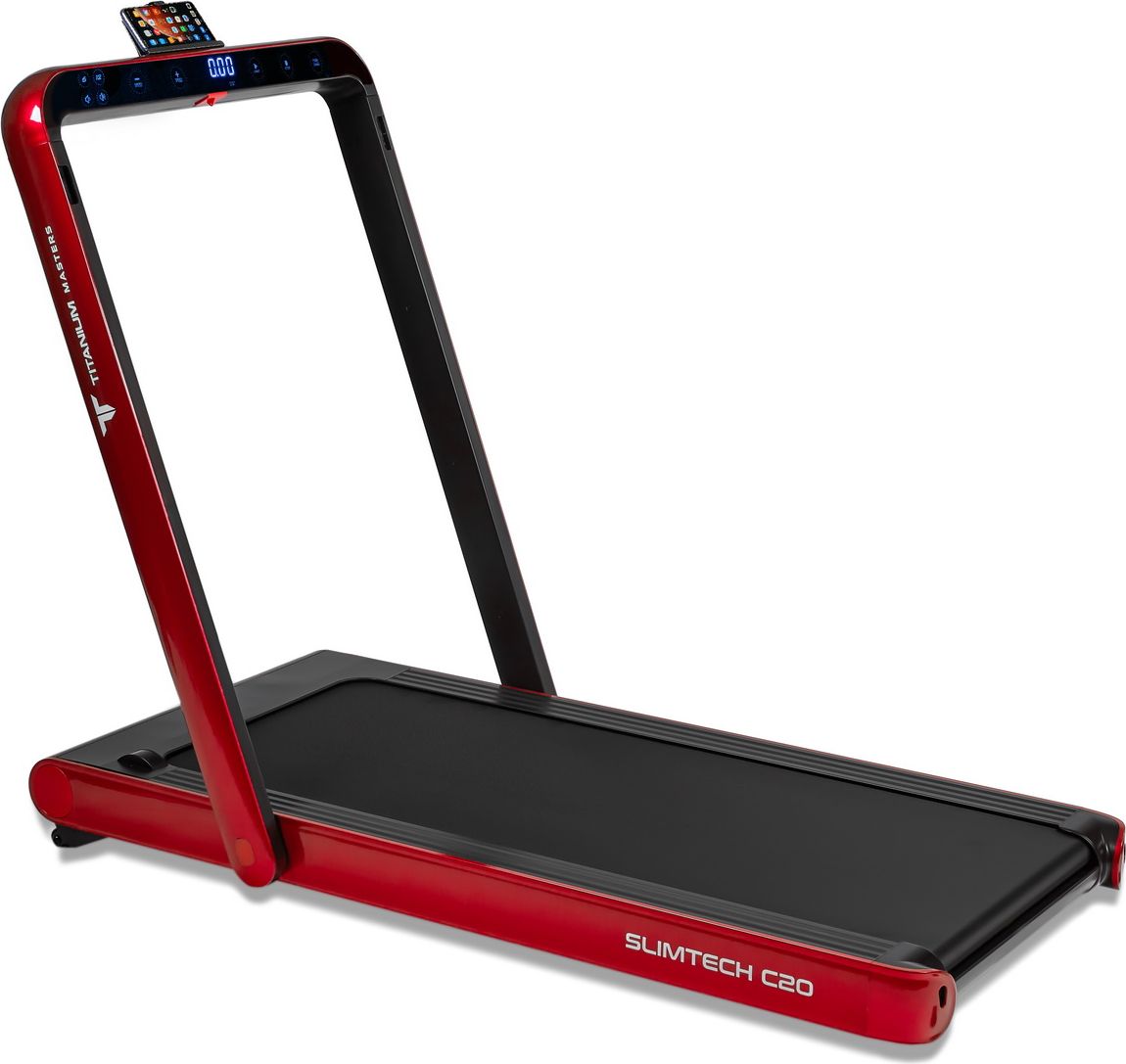  Беговая дорожка Titanium Masters Slimtech C20, красная по низким ценам в Томске и Северске