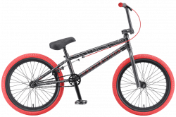 Велосипед BMX TechTeam Grasshoper 20" (2021) черно-красный Велосипед BMX TechTeam Grasshoper 20" (2021) черно-красный