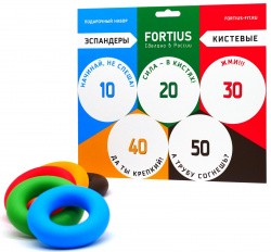 Набор эспандеров кистевых Fortius 5 шт H180701-1020304050SET