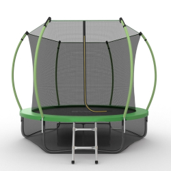 EVO JUMP Internal 10ft (Green) + Lower net. Батут с внутренней сеткой и лестницей, диаметр 10ft (зеленый) + нижняя сеть EVO JUMP Internal 10ft (Green) + Lower net. Батут с внутренней сеткой и лестницей, диаметр 10ft (зеленый) + нижняя сеть