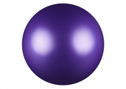 Мяч для художественной гимнастики 15 см Нужный спорт FIG Металлик фиолетовый AB2803
